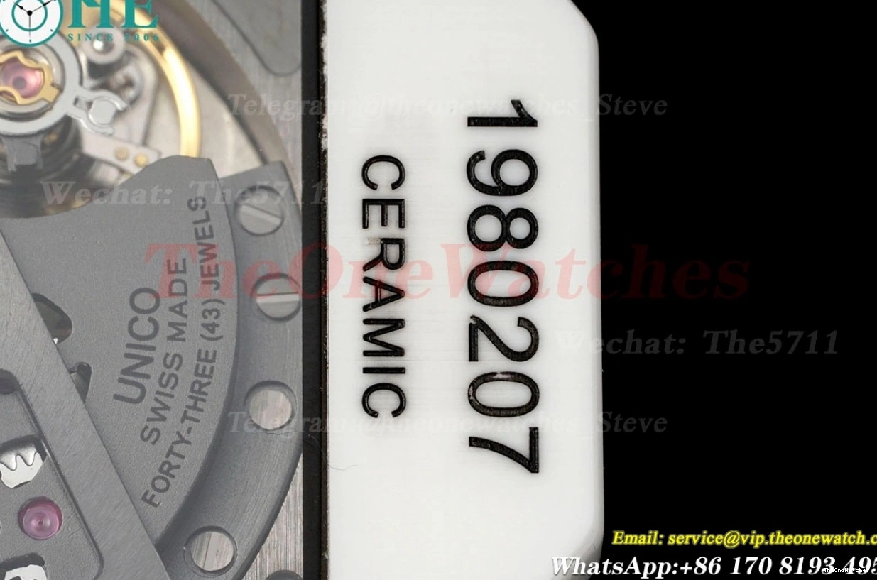 HUB1280A BBF RU White Cer Dial Unico Square Skeleton Bang 42mm 0521
